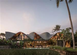 与自然想恰结合的巴厘岛建筑