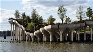 鬼才建筑师Heatherwick新作：哈德逊河小岛公园