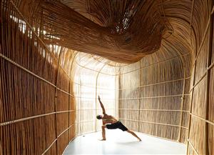 曼谷Vikasa瑜伽总部，3D技术与本土手工艺的融合